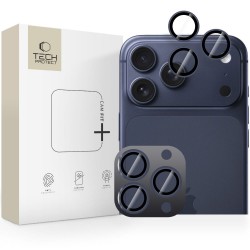 Tech-Protect Camring Fit+ Camera Cover for iPhone 14 Pro / Max / 15 Pro / Max / 16 Pro / Max / 17 Pro / Max - Blue