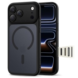 Tech-Protect Magpeak Magsafe CC Case for iPhone 17 Pro - Matte Black