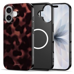 Tech-Protect Lamano MagSafe case for iPhone 17 - black and red