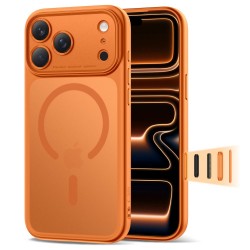 Tech-Protect Magpeak Magsafe CC Case for iPhone 17 Pro Max - Matte Orange