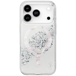 Uniq Coehl Crystelle Magnetic Charging case for iPhone 17 Pro - silver