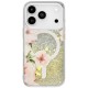 Uniq Coehl Fleurette Magnetic Charging Case for iPhone 17 Pro - Transparent