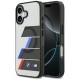 BMW M IML Metal Buttons Tricolor Lines MagSafe Case for iPhone 17 - Gray