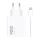 Xiaomi HyperCharge Combo 90W 6.1A USB-A Wall Charger with USB-C Cable - White