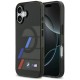 BMW M IML Metal Buttons Tricolor Lines MagSafe Case for iPhone 17 - Black