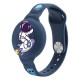 AirTag Case Silicone Wristband for Kids - Navy Blue with Astronaut
