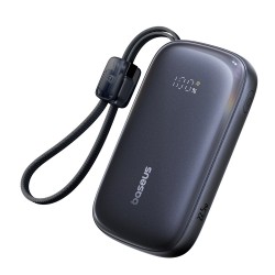 Baseus EnerFill FC21 Qpow 3 Ultra 20000mAh 22.5W Powerbank with Display and Cable Included - Black
