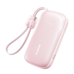 Baseus EnerFill FC21 Qpow 3 Ultra 20000mAh 22.5W Powerbank with Display and Cable Included - Pink