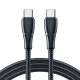 Joyroom S-A11 Surpass cable 60W USB-C - USB-C 0.25m - black