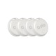 SBS Track My Circle locator compatible with Apple Find My set of 4 - white