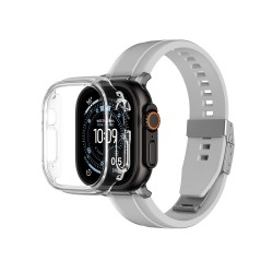 AmazingThing Minimal Protective Case for Apple Watch UItra 3 49mm - Transparent