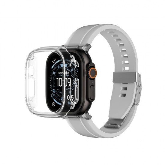 AmazingThing Minimal Protective Case for Apple Watch UItra 3 49mm - Transparent