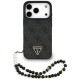 Guess 4G Strap Triangle Logo MagSafe case for iPhone 17 Pro - black