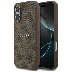 Guess 4G Ring Classic Logo MagSafe Case for iPhone 17 - Brown