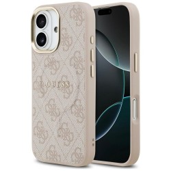 Guess 4G PU Classic Logo MagSafe Case for iPhone 17 - Pink