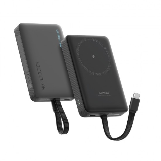 Cuktech CP132ML 10000mAh MagSafe Compatible Power Bank - Black