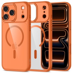 Tech-Protect MagMat MagSafe Case for iPhone 17 Pro - Transparent Orange