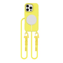 Tech-Protect Magnecklace MagSafe Case for iPhone 16 Pro - Yellow