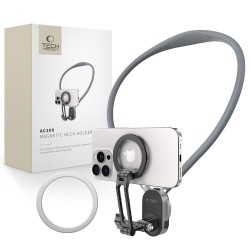 Tech-Protect AC200 Magnetic MagSafe Mount for Phone, GoPro, DJI - Gray