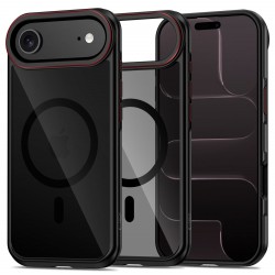 Tech-Protect MagHybrid MagSafe Case for iPhone Air - Black and Red