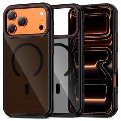 Tech-Protect MagHybrid MagSafe Case for iPhone 17 Pro - Black and Red