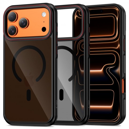 Tech-Protect MagHybrid MagSafe Case for iPhone 17 Pro - Black and Red