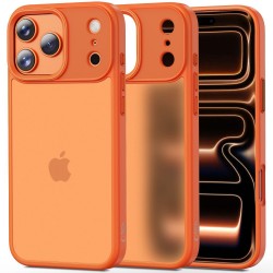 Tech-Protect MagMat case for iPhone 17 Pro - orange and matte
