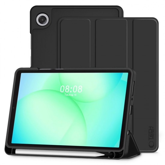 TechProtect SmartCase Pen Case for Samsung Galaxy Tab A9 / A11 8.7 X110 / X115 / X133 / X135 - Black