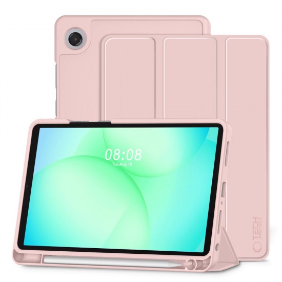 TechProtect SmartCase Pen for Samsung Galaxy Tab A9+ / A11+ Plus 11.0 X210 / X215 / X216 / X230 / X235 / X236 - Pink