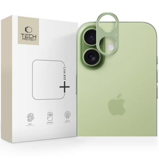 Tech-Protect Camalloy Fit+ Camera Glass for iPhone 17 - Green
