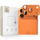 Tech-Protect Camfull Fit+ Camera Lens Glass for iPhone 17 Pro - Orange