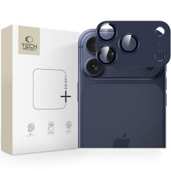 Tech-Protect Camfull Fit+ Camera Lens Glass for iPhone 17 Pro - Navy Blue