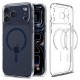 Spigen Ultra Hybrid MagSafe Case for iPhone 17 Pro Max - Clear Navy Blue