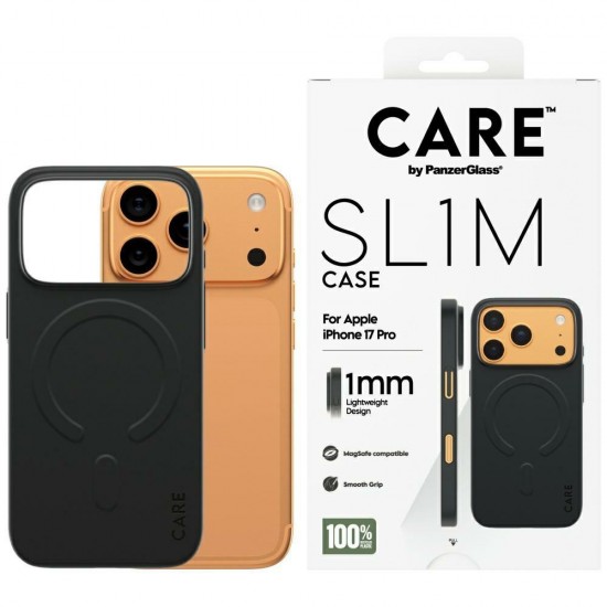 CARE by PanzerGlass SL1M MagSafe Case for iPhone 17 Pro - Black