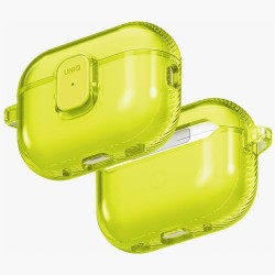 Uniq Glase Pro Case for AirPods Pro 3 Lock Case - Transparent Yellow