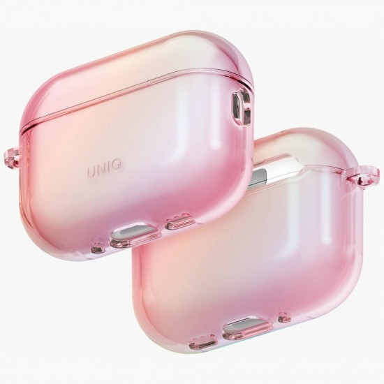 Uniq Iridescia Hang Case for AirPods Pro 3 - Transparent Pink
