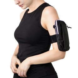 Wozinsky WSDB-B armband phone bag for running - black