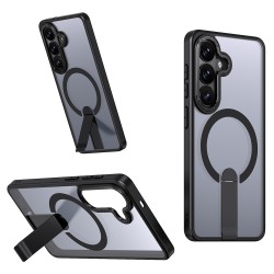 Hybrid Armor X Case for Samsung Galaxy S26 with Stand, Compatible with MagSafe - Black