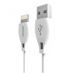 Dudao USB / Lightning cable 2.4A 1m white (L4L 1m white)