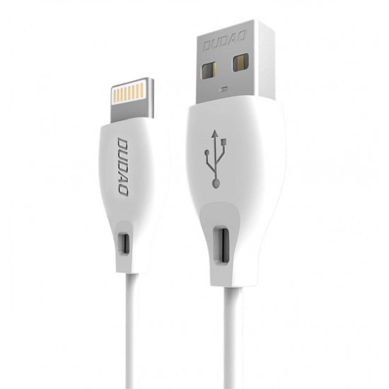 Dudao USB / Lightning cable 2.4A 1m white (L4L 1m white)