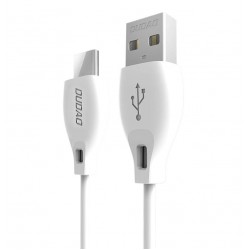 Dudao USB Type C 2.1A 1m white cable (L4T 1m white)