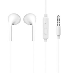 Dudao X10S wired in-ear headphones 3.5mm mini jack 1.15m - white