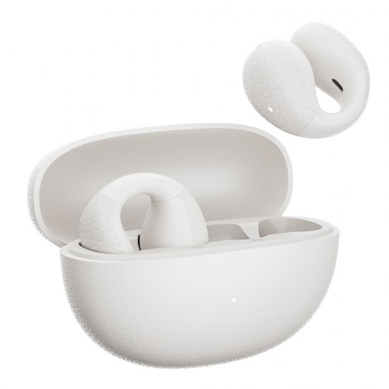 OWS QCY Crossky C10 Earphones with ENC Clip IPX5 Bluetooth 5.4 - White
