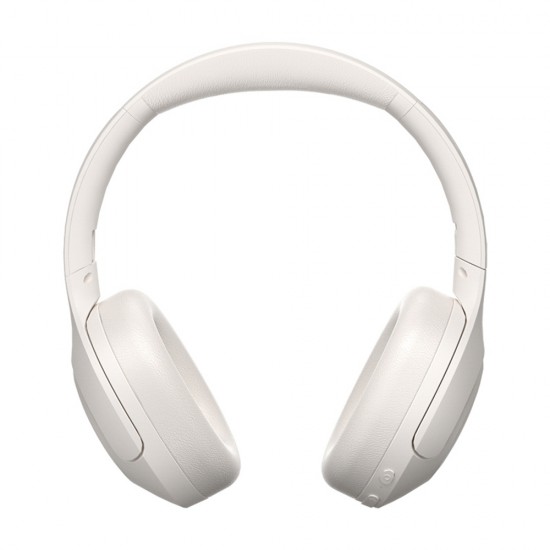 QCY H3 Lite Over-Ear Headphones with ANC and Bluetooth 5.3 - White