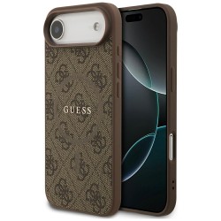 Guess 4G Ring Classic Logo MagSafe Case for iPhone 17 Air - Brown