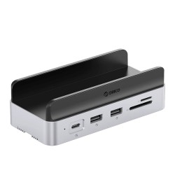 Orico MiniDock 10-in-1 Docking Station with SSD Hard Drive Bay - Silver