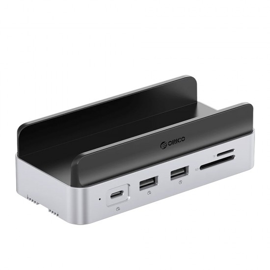 Orico MiniDock 10-in-1 Docking Station with SSD Hard Drive Bay - Silver