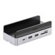 Orico MiniDock 10-in-1 Docking Station with SSD Hard Drive Bay - Silver