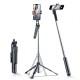 Selfie stick Wozinsky WC1Y70S telescopic tripod 1.7m with phone holder - black