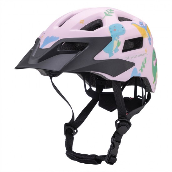Wozinsky Children's MTB Bike Helmet with Detachable Visor S - Pink